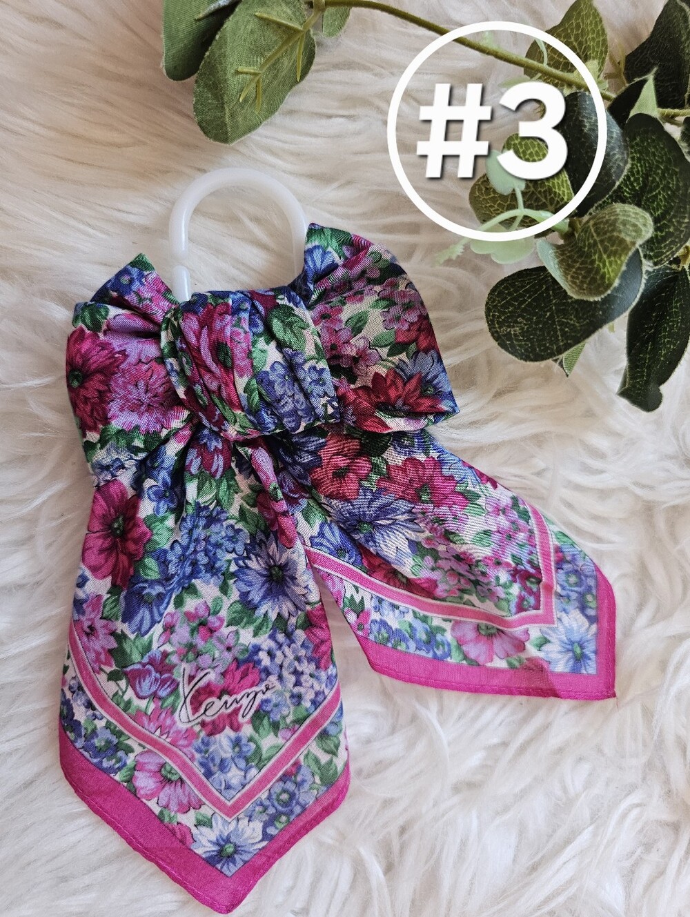 Kenzo: Pick 1 Vintage Scarf/Charm - Picture 5 of 12